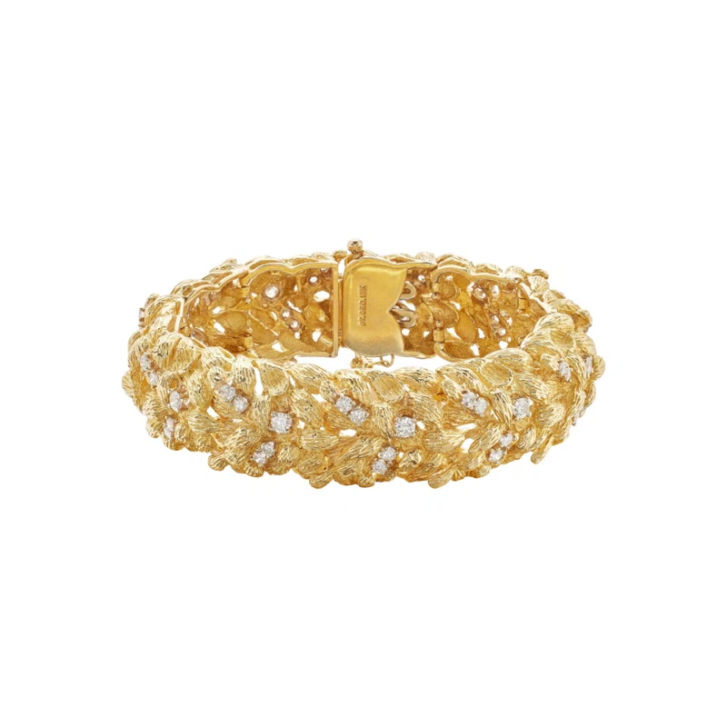 Vintage Gold and Diamond Bracelet