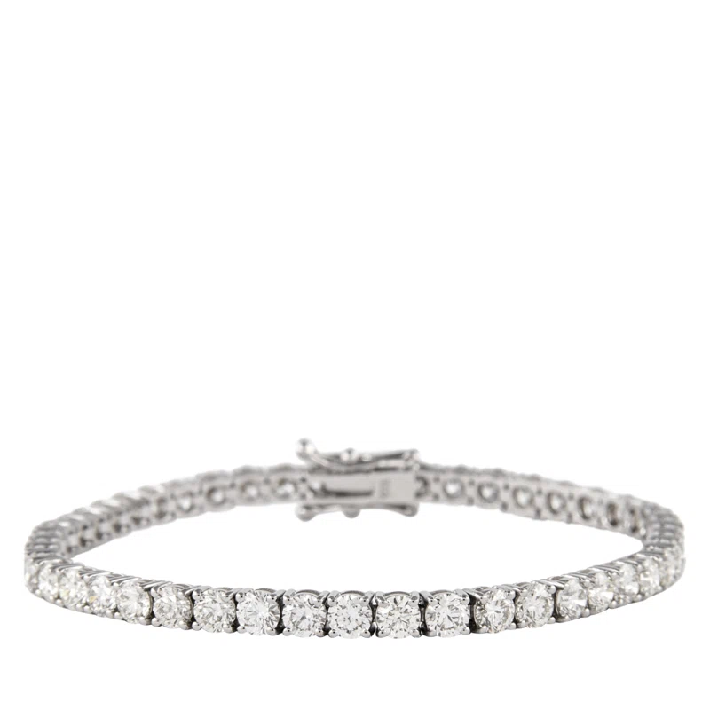 White Gold and 10.25ctw Diamond Tennis Bracelet