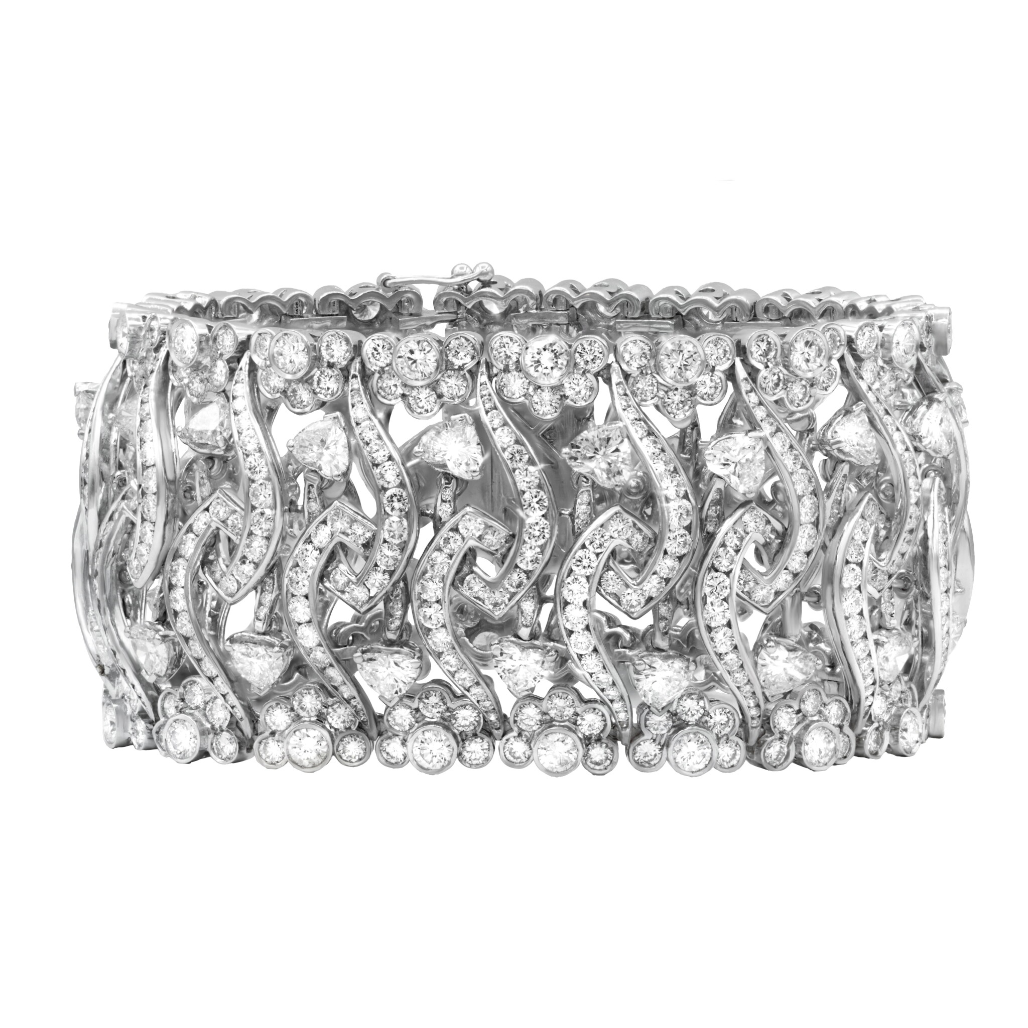 White Gold and 32.50ctw Diamond Bracelet — view 1
