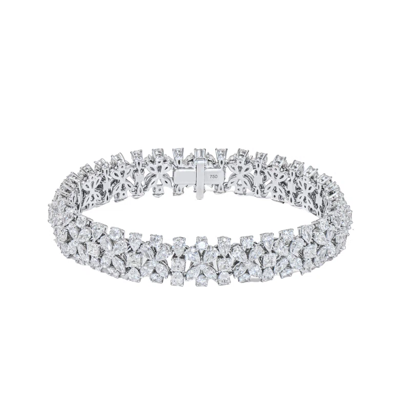 White Gold and Diamond Bracelet 