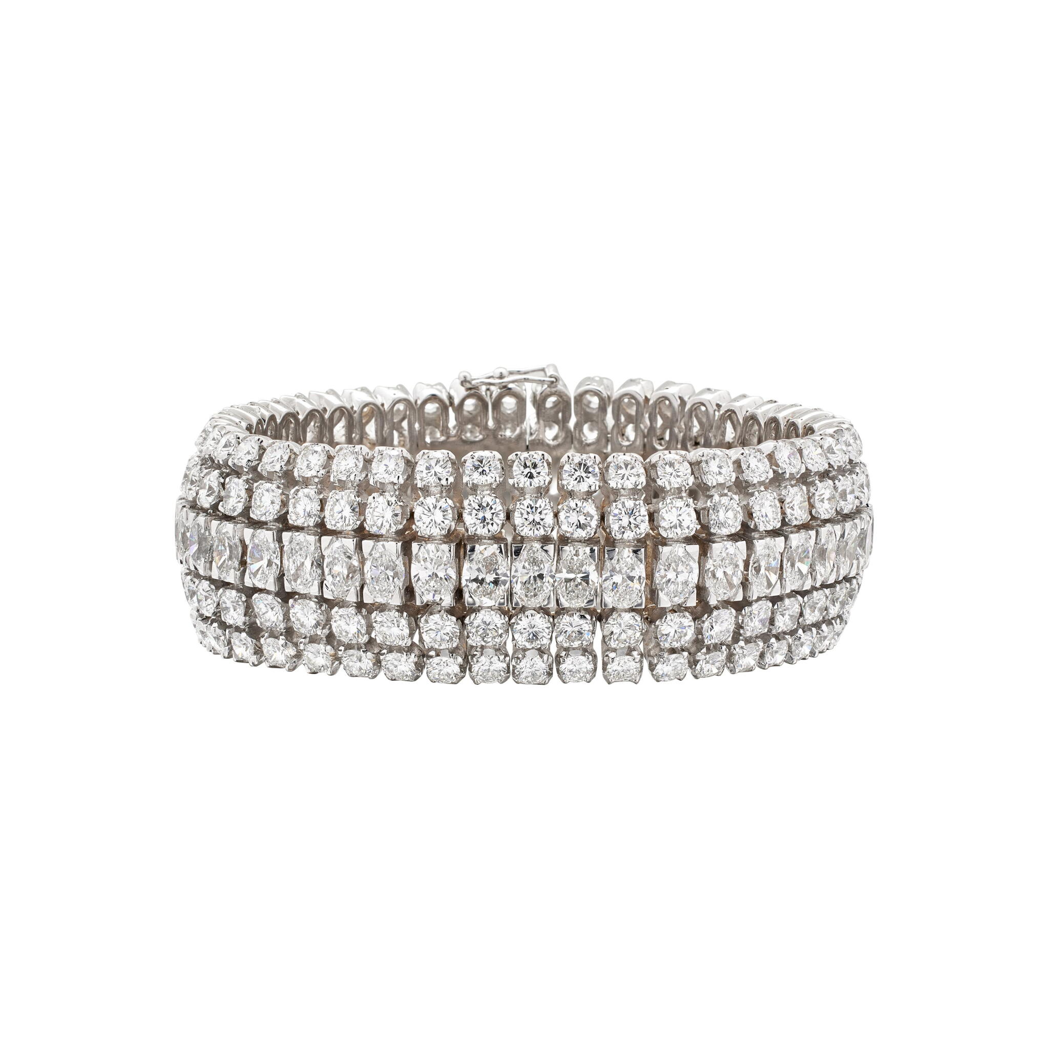 White Gold and Diamond Bracelet — view 1