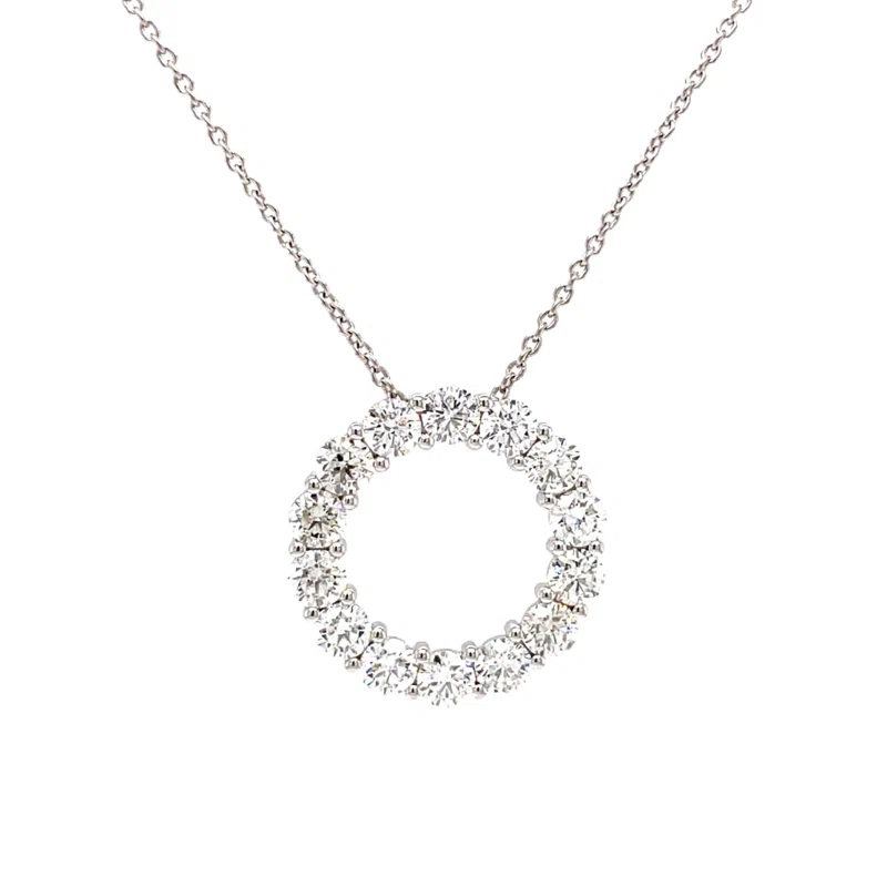 White Gold Diamond Necklace